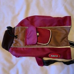 Hunter Fleece Lined Dog Coat (14” Length)